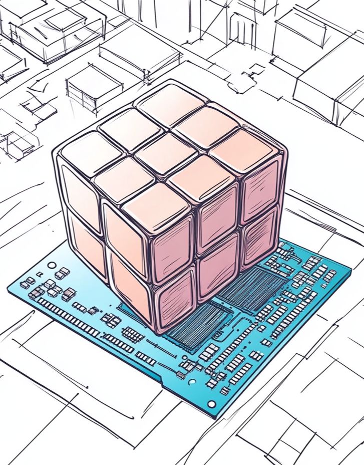 Modular hardware and circuit-board illustration for the technical white paper